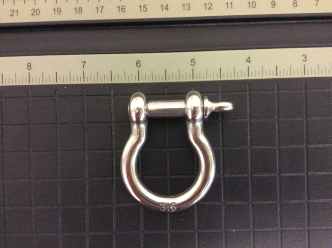 Anchor Shackle ~ 316 Stainless Steel ~ 8mm-0