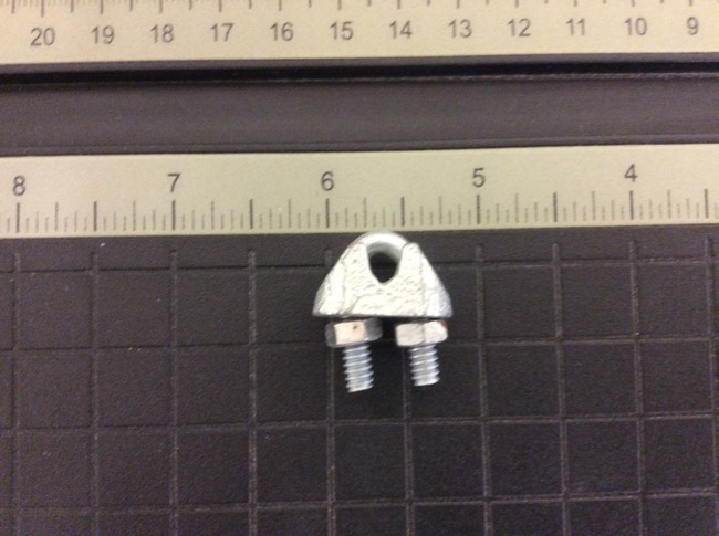 Wire Rope Clip - Galvanized ~ 1/8"-0