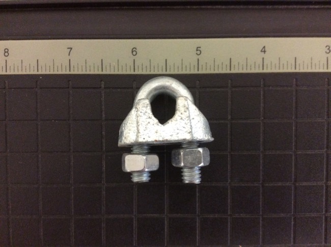 Wire Rope Clip - Galvanized ~ 5/16"-0