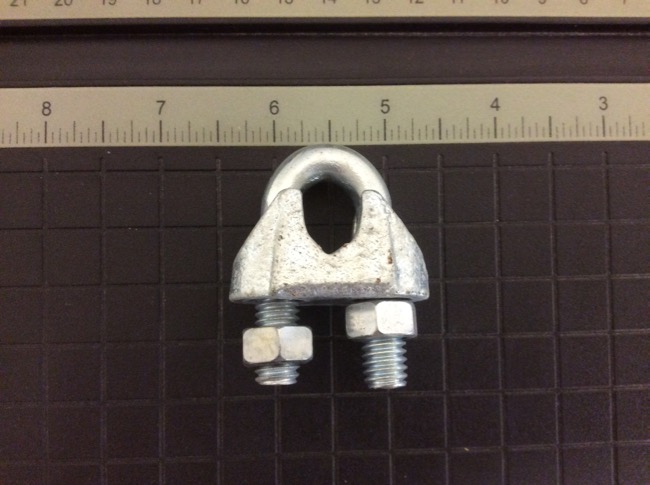 Wire Rope Clip - Galvanized ~ 3/8"-0
