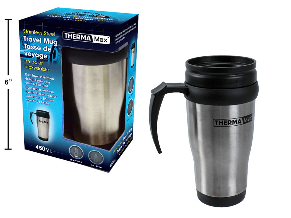 Stainless Steel Travel Mug ~ 450ml-0