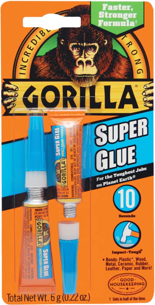 Gorilla Super Glue ~ 2 x 3gr Single-Use Tubes-0