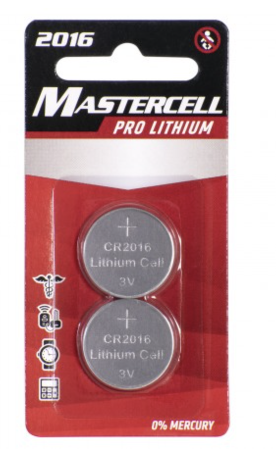 Dorcy Lithium Button Cell Battery - 2016 ~ 2/pk-0