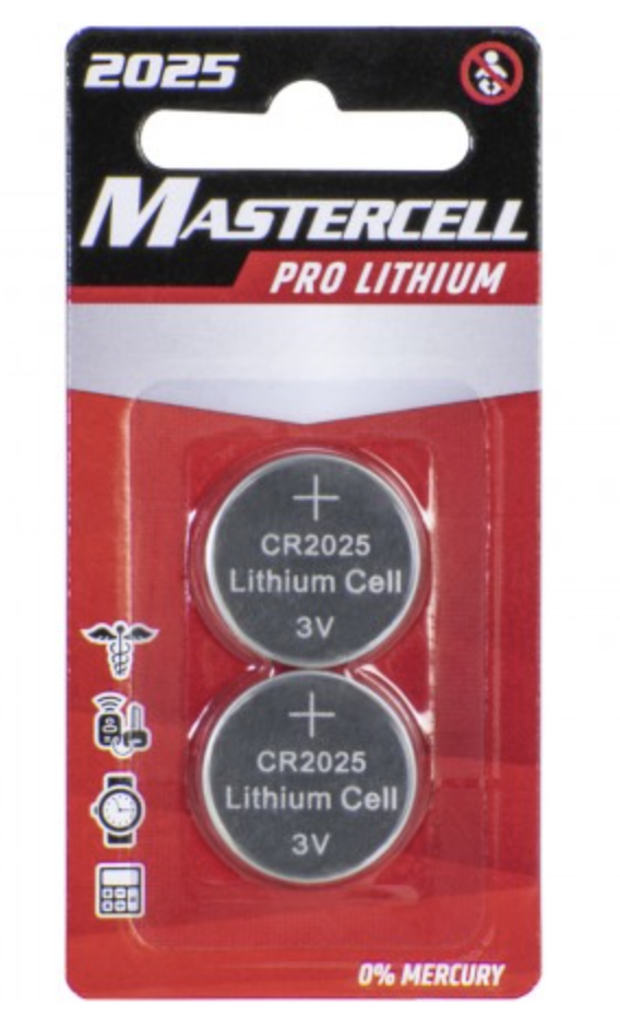 Dorcy Lithium Button Cell Battery - 2025 ~ 2/pk-0