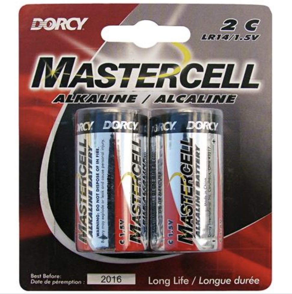 Dorcy Alkaline "C" Battery ~ 2/pk-0