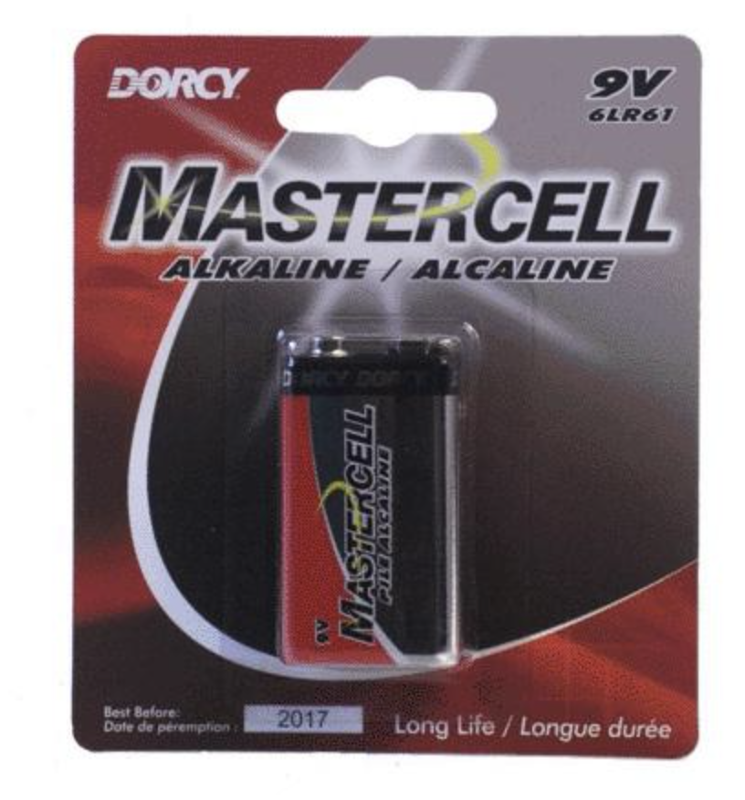 Dorcy Alkaline "9V" Battery ~ 1/pk-0