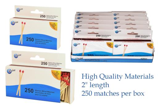Wooden Safety Matches ~ 250/box-0