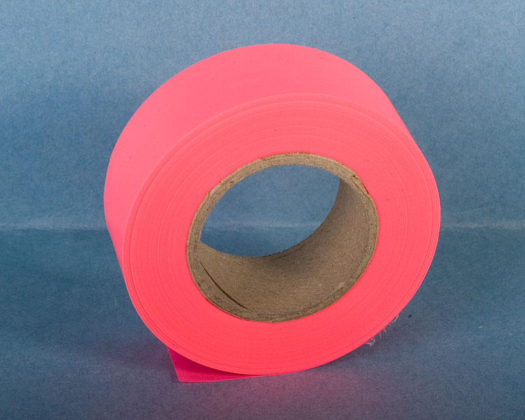 Trail Marker Tape {Flagging Tape} - Fluorescent Pink ~ 10 per sleeve-0