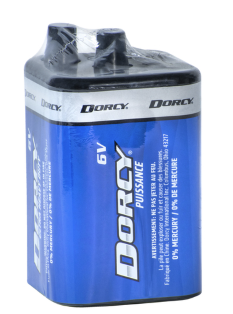 Dorcy 6V Heavy Duty Battery w/Spring Top-0
