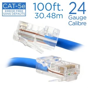 Straight Patch Cable - Cat 5e ~ 100'-0