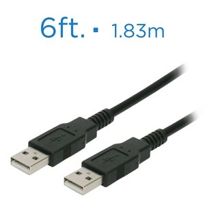 eLink USB Cable - Type A Male to Male ~ 6' / 1.83M-0