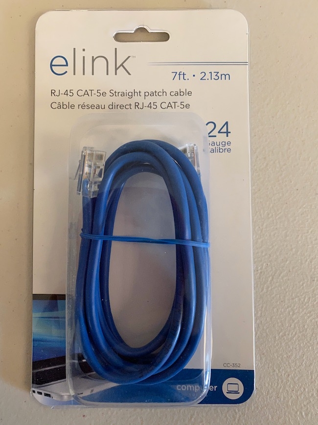 eLink Straight Patch Cable - Cat 5e ~ 7' / 2.13M-0