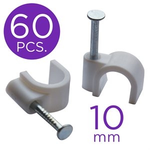 Cable Clips - 10mm ~ 60/pk-0