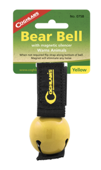 Coghlan's Yellow Bear Bell with Magnetic Silencer-0