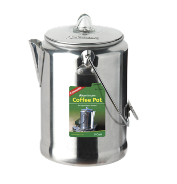 Coghlan's Aluminum Coffee Pot ~ 9 Cups-0