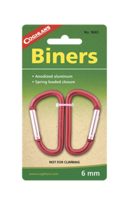 Coghlan's Biners ~ 6mm - 2 per pack-0