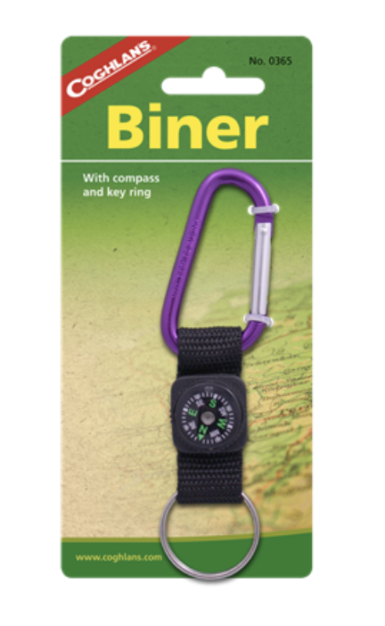 Coghlan's 6mm Carabiner with Compass-0