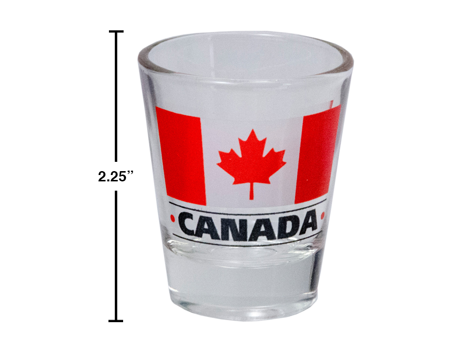 Canada Glass Shot Glass -0