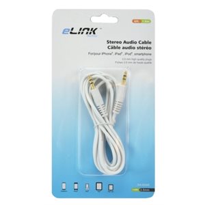 Audio Cable w/dual 3.5mm plug ~ 6'-0