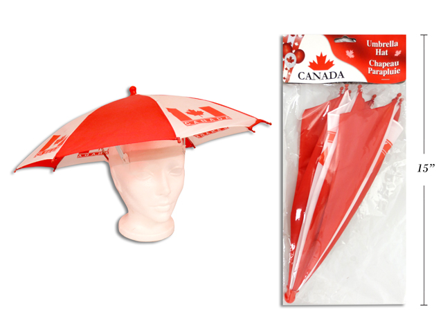 Canada Flag Umbrella Hat-0