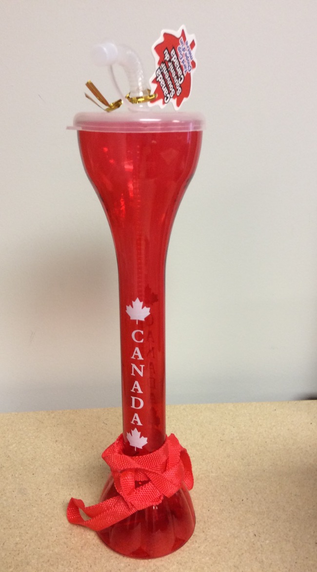 Canada Water Bottle with Straw ~ 18oz-0