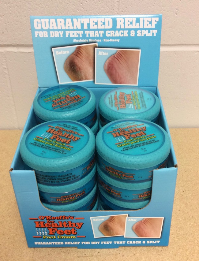 O'Keeffe's Healthy Feet - 3.4oz Jar Not Carded ~ 16 per display-0