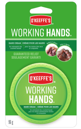 O'Keeffe's Working Hands - 3.4oz Jar Carded ~ 6 per counter display-0