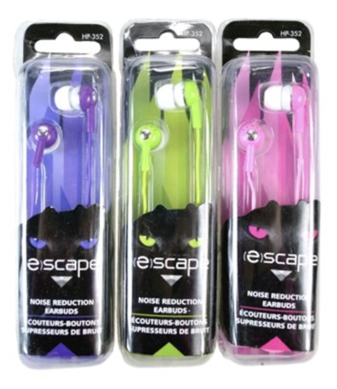 Noise Reduction Earbuds ~ 3 assorted colors-0