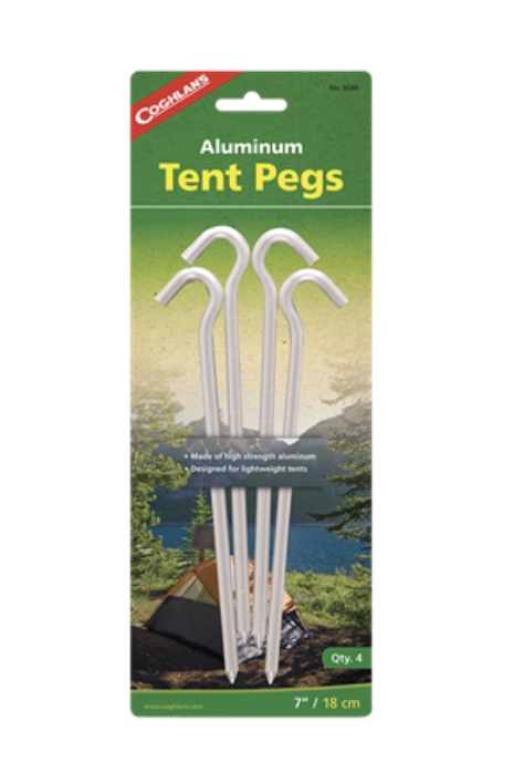 Coghlan's Aluminum Tent Pegs ~ 4 per pack-0