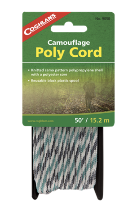 Coghlan's Camo Poly Cord ~ 50'-0