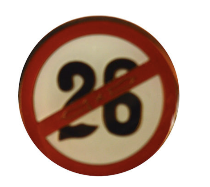 Dart Pin ~ Ban the 26-0