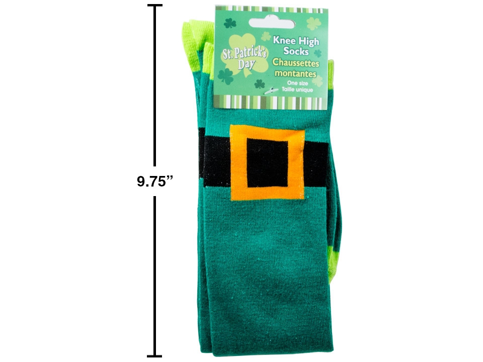 St. Patrick's Day Adult Knee Socks-0