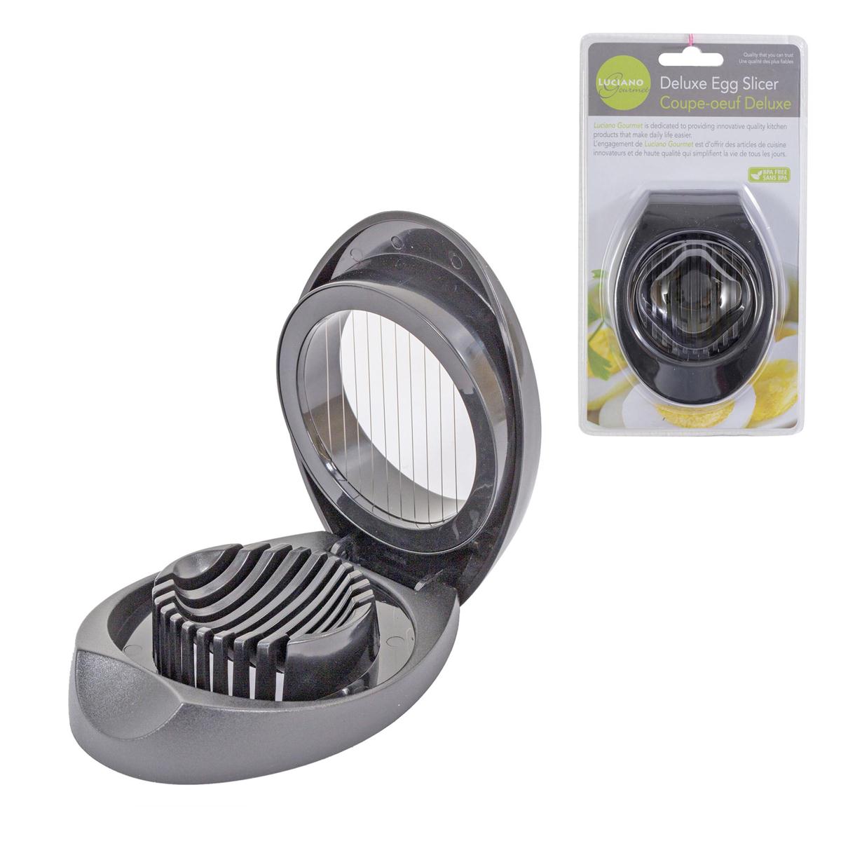 Luciano Deluxe Egg Slicer ~ Stainless Steel-0