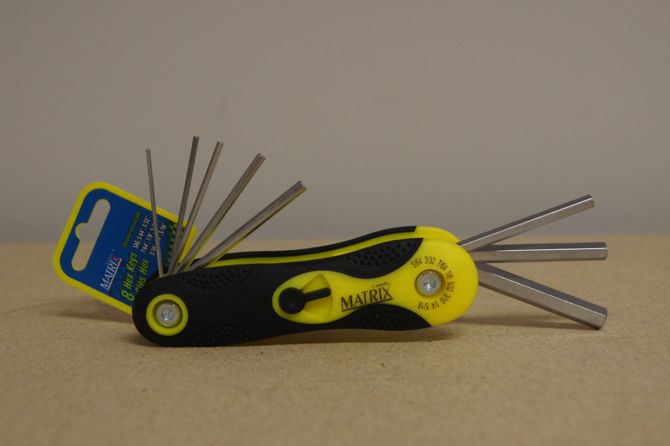 Hex Key Set (Fold Up Style) - SAE ~ 8 pieces-0