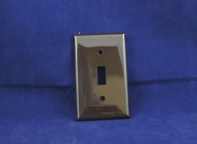 Toggle Switch Cover - Single ~ Brown-0