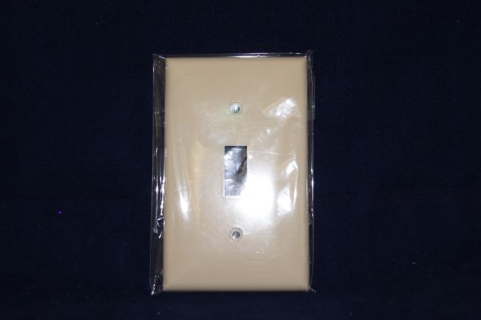 Toggle Switch Cover - Single ~ Ivory-0