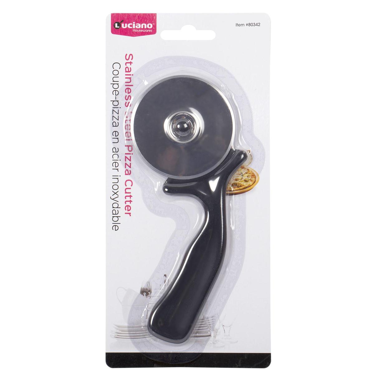 Luciano Stainless Steel Pizza Cutter -0