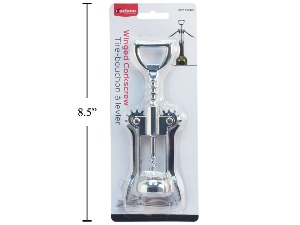 Winged Corkscrew ~ Zinc Alloy-0