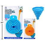 Kitchen Funnels ~ Large, Silicone & Collapsible-0