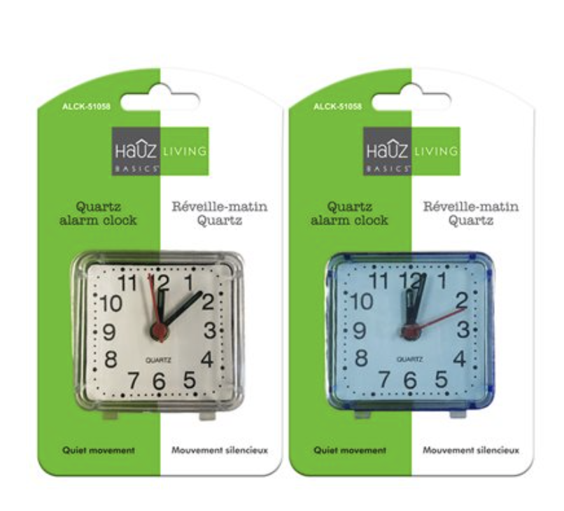 Quartz Alarm Clock ~ Travel Size-0