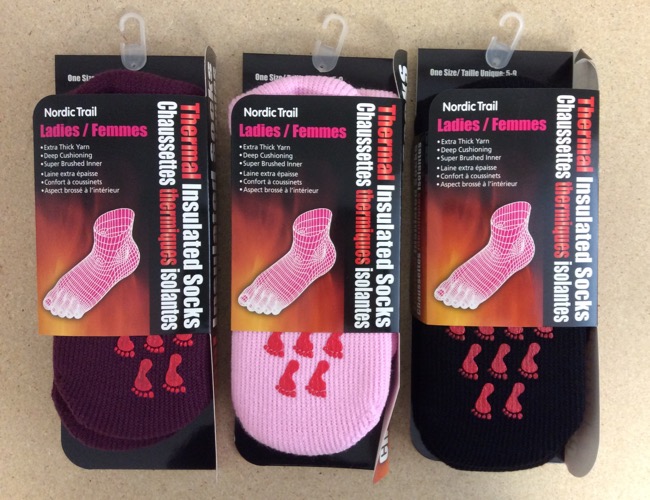 Ladies Insulated Thermal Slipper Socks-0