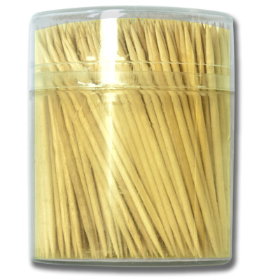 Kitchen Smart Wooden Toothpicks w/Holder ~ 500 per pack-0