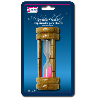 Wooden Egg Timer ~ 3 mInutes-0