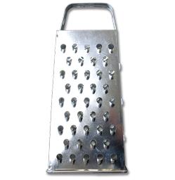 4-Sided Stainless Steel Grater ~ 8"H-0
