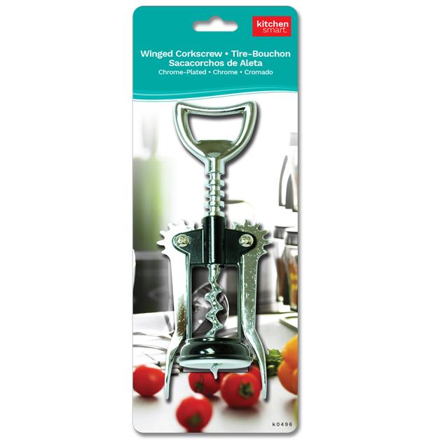 Winged Corkscrew ~ Chrome Plated-0