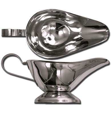 Gravy Boat {Stainless Steel} ~ 8oz/240ml-0