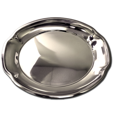Stainless Steel Serving Platter ~ 17-1/4" / 44cm-0