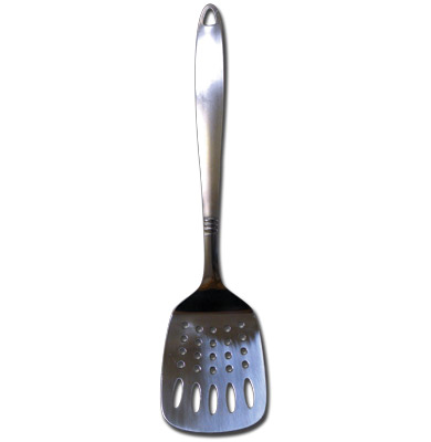 Stainless Steel Serving Slotted Spatula-0