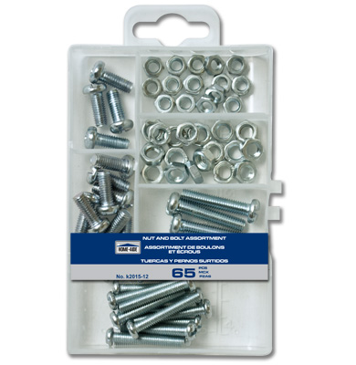Nut & Bolt Assortment ~ 65 pieces-0