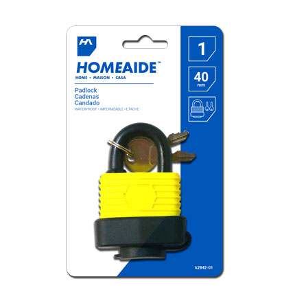 HomeAide Waterproof Padlock ~ 40mm-0
